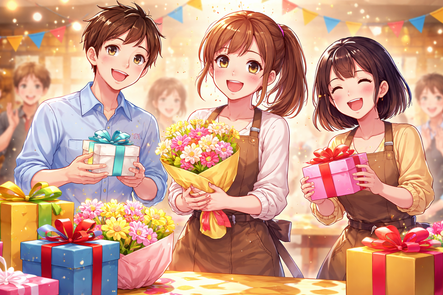 バイトの送別会で喜ばれるプレゼント!予算別の10選や選び方のコツ!