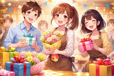 バイトの送別会で喜ばれるプレゼント！おすすめ10選や選び方のコツ！