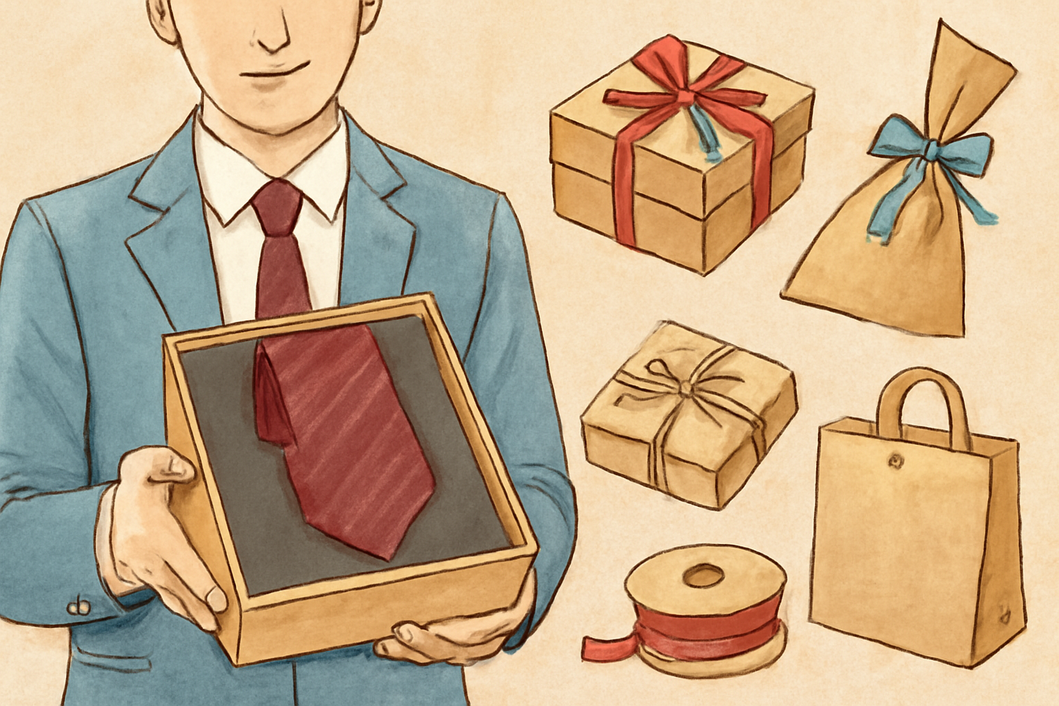 ネクタイのラッピングに100均のアイテムが選ばれる理由とは？