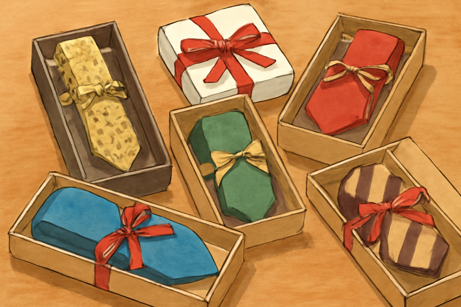 100均の箱でネクタイを素敵に贈るための具体的なアイデア7選