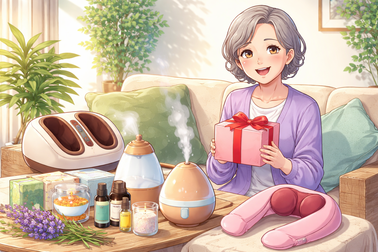 具体的におすすめしたいギフトカテゴリー：1. 健康・リラックスグッズ