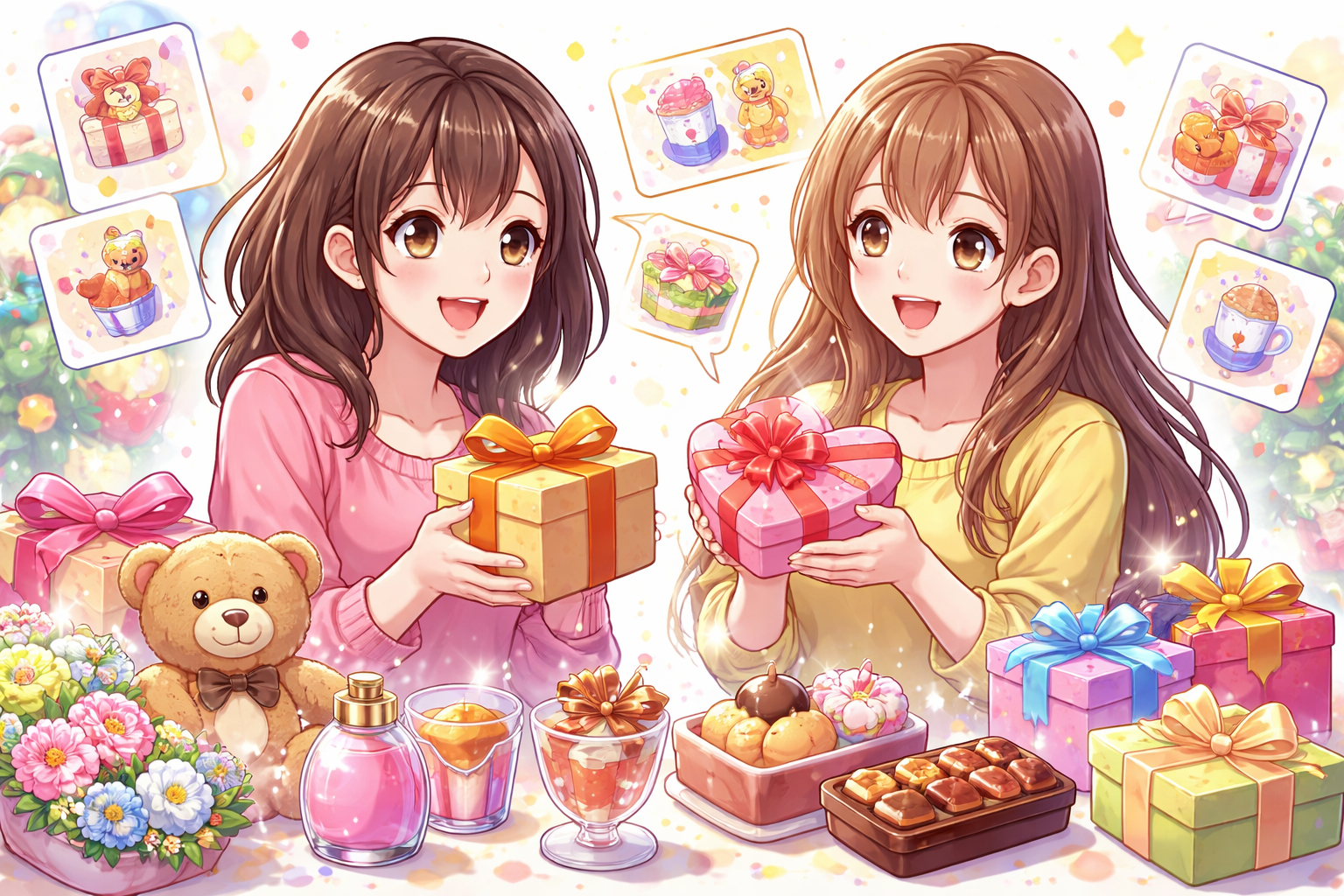 ハロートークのプレゼントとウィッシュカードの違い