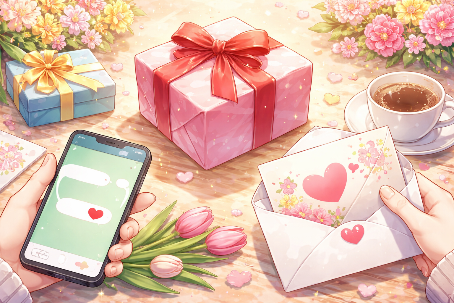 LINEやメールでプレゼントの返事をする際のマナー