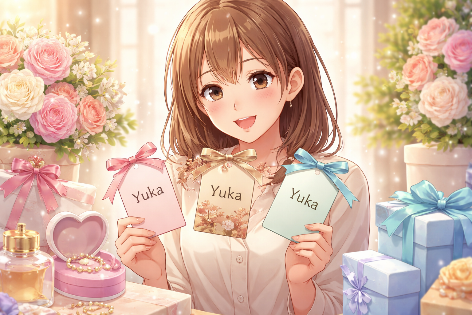 ゆうかさんのローマ字は「相手との関係性やアイテムの雰囲気」で選ぶのがベストです