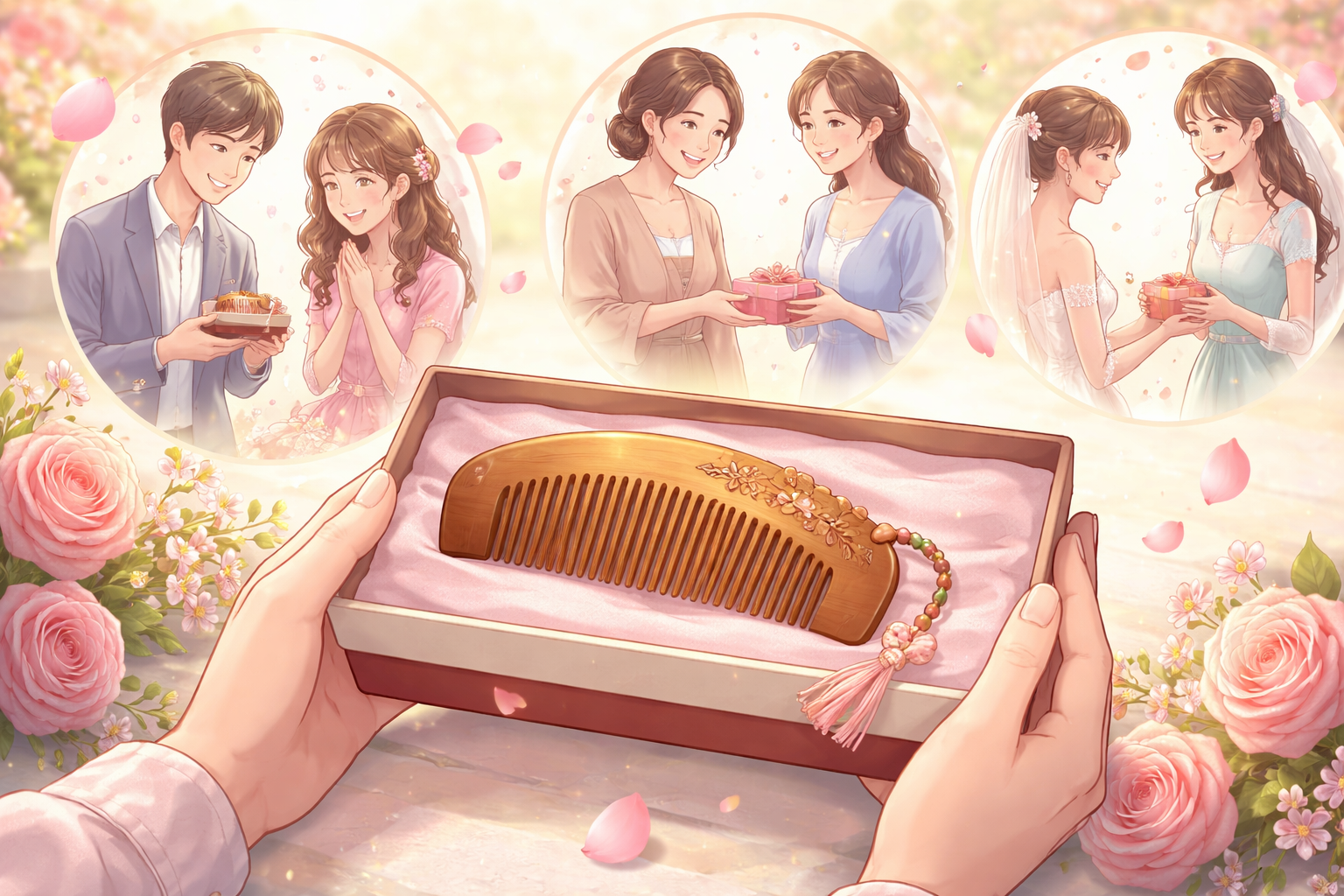 どんなシーンで櫛を贈ると喜ばれる？具体的な3つのケースをご紹介します