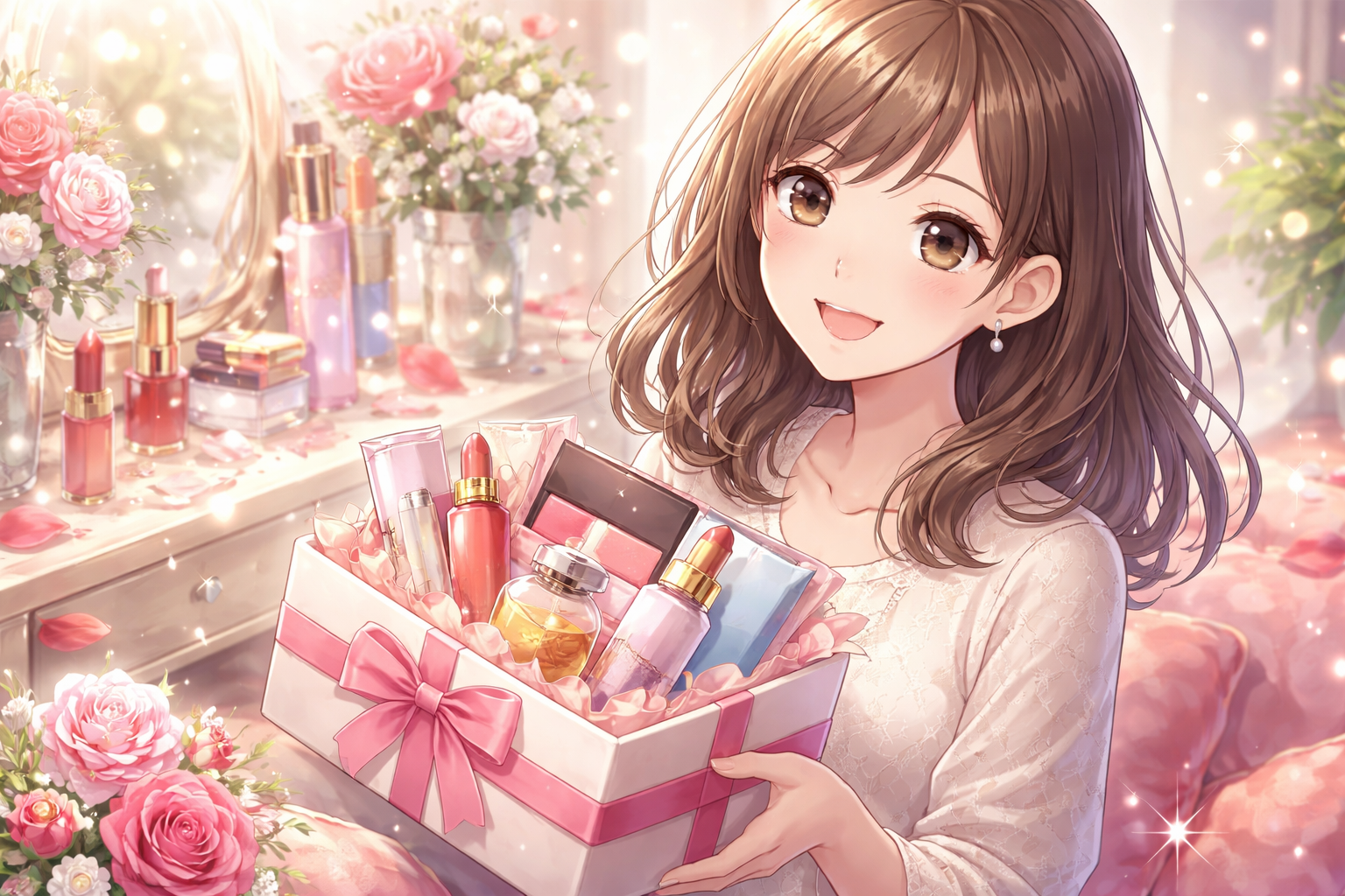 【予算別】彼女に贈る化粧品プレゼントのイメージ