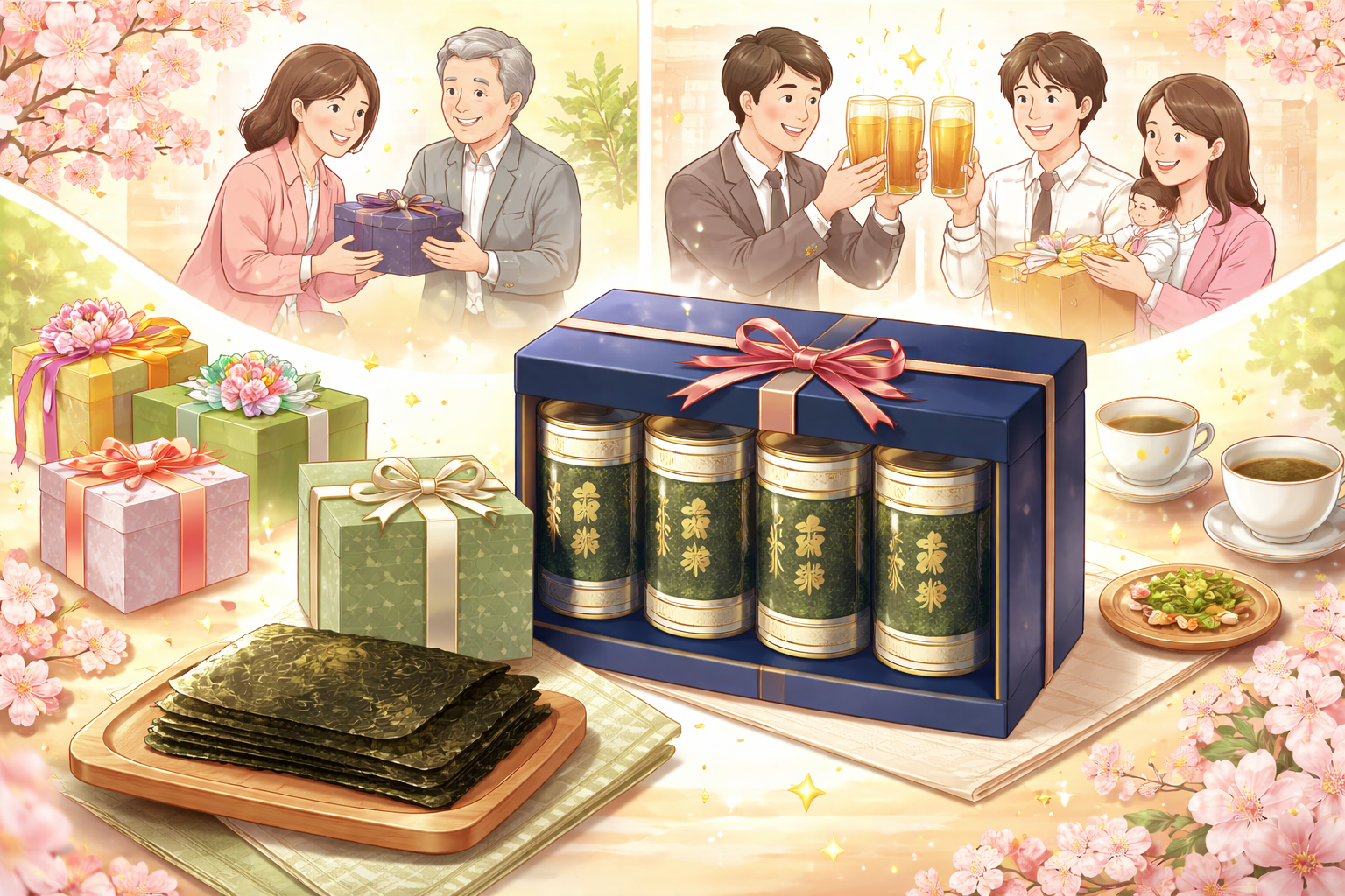 具体的にどんなシーンで海苔を贈るのがおすすめ？
