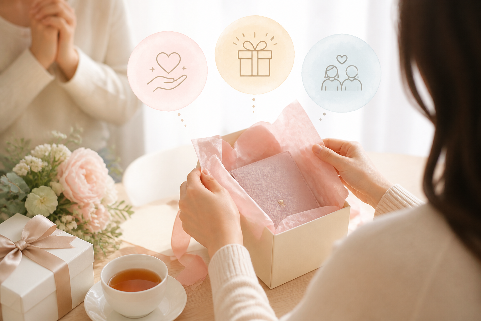 プレゼントをその場で開けるときに意識したい「素敵な振る舞い」