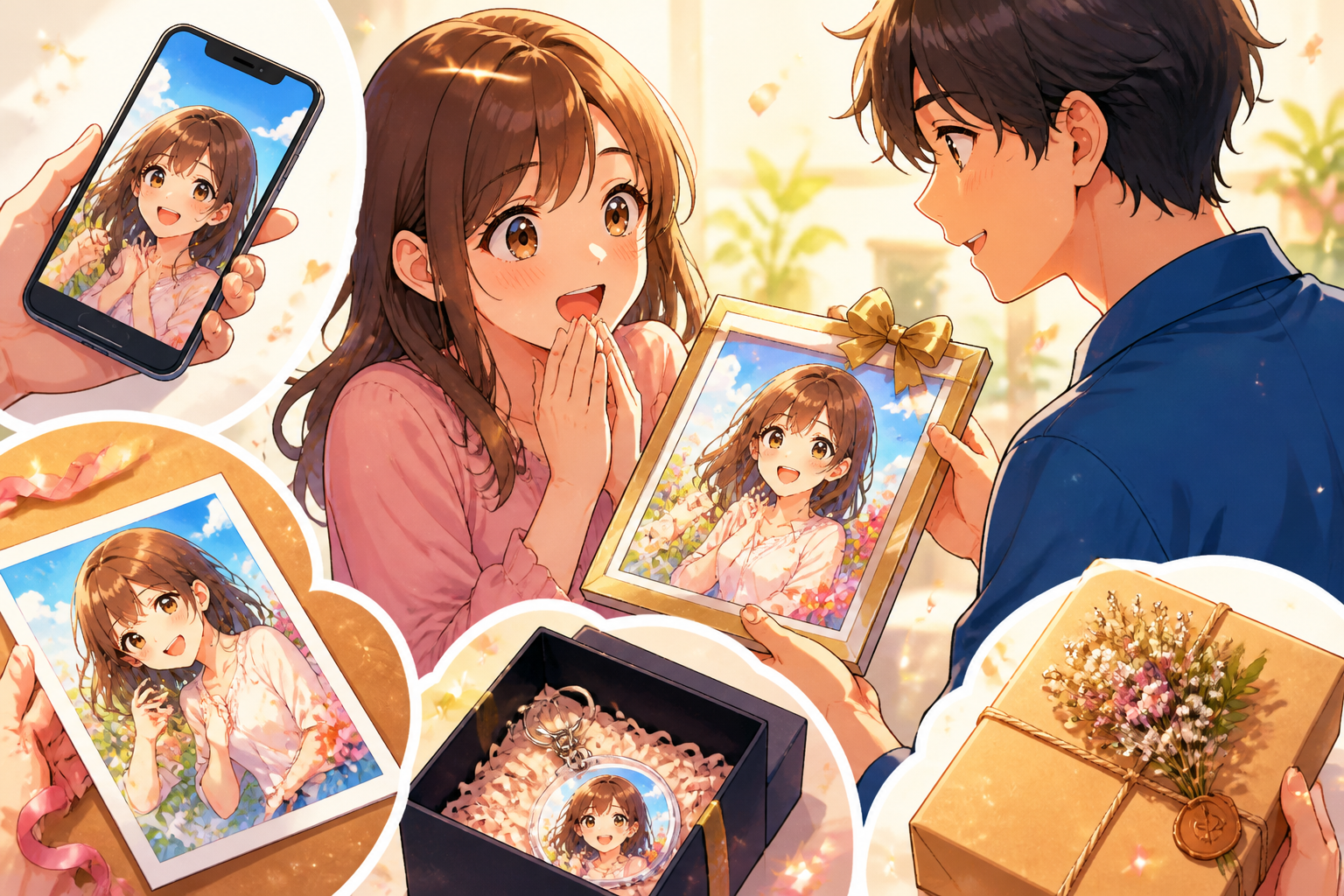 具体的にイラストをプレゼントする3つの方法と喜ばれるポイント